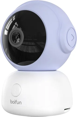 Vista 12 de BOIFUN Monitor Wi-Fi para bebés con cámara y audio, APP compatible con smartphones, visión nocturna HD 2K con pantalla de 5", seguimiento automático