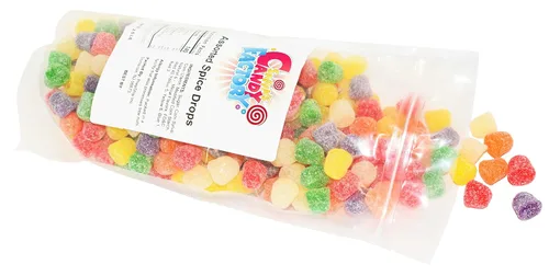 Vista 9 de Sarah's Candy Factory Caramelos surtidos de gotas de especias en bolsa resellable, 2.5 libras
