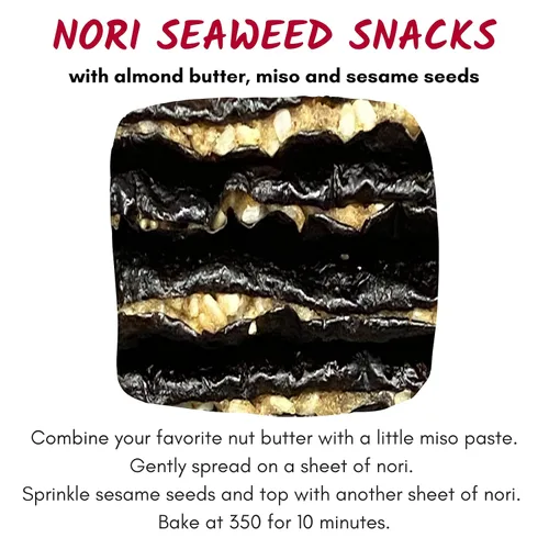 Vista 4 de Emerald Cove Organic Toasted Pacific Sushi Nori Sheets, 5.4 Oz, 10 Count, Pack of 6