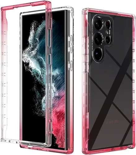 Vista 21 de Pzwoxukhov Funda para Xiaomi Poco M3 M2010J19CG M2010J19CI Caso, alta transparencia, color degradado, funda de absorción de impactos anticaída