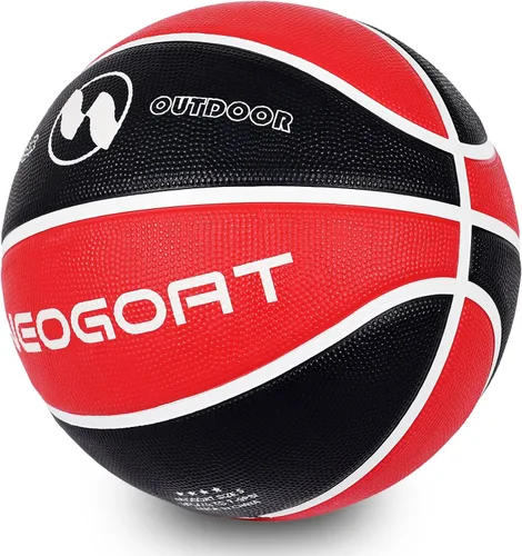 Vista 13 de Pelota de baloncesto para niños y jóvenes tamaño 4/5 25.5/27.5", Pelota de baloncesto de goma gruesa y duradera de alto rebote NEOGOAT tamaño 4/5