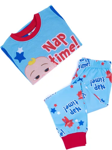 Vista 5 de Cocomelon Pijamas para niños Camiseta musical de manga larga para niños con pantalones pijamas Regalo de ropa de descanso para él