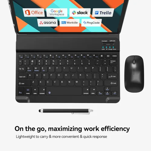 Vista 4 de Tablet, Tablet Android 14 más reciente de 10 pulgadas de 2025, MTK8183 Octa-Core, 16GB 128GB 1TB de expansión, WiFi 2.4/5G, cámara de 21MP, Gemini