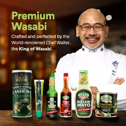 Vista 9 de Wasabi-O Real Wasabi Pasta – Auténtica raíz de wasabi fresca japonesa – calor suave – Tubo de compresión para sushi, salsa, mayonesa y mariscos – 3