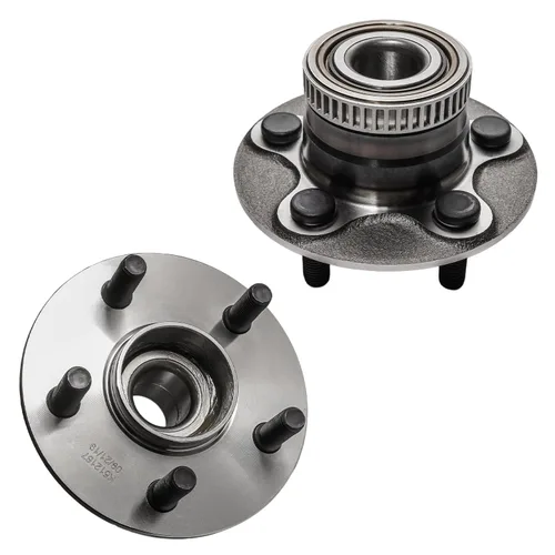 Vista 65 de Detroit Axle - 2.2L Bujes de rodamiento de rueda delanteros de 2 piezas para Honda Accord 90-97, 97 Acura CL, 2 rodamientos de ruedas y conjunto
