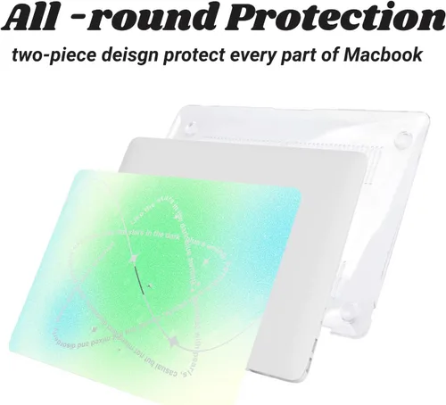 Vista 83 de Funda rígida compatible con MacBook Pro de 13 pulgadas 2012 2011 2010 2009 2008 versión A1278 con CD-ROM, funda de plástico para laptop cubierta
