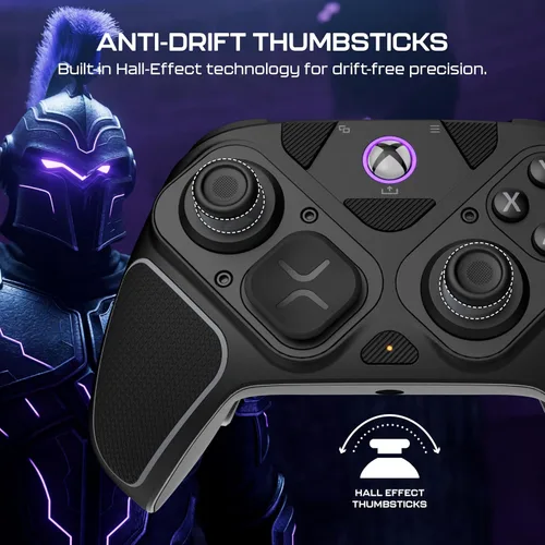 Vista 2 de Turtle Beach Victrix Pro BFG Reloaded Wireless Gaming Controller Licensed for Xbox Series X S, Xbox One, PC Gamepad, Bluetooth, Fightpad