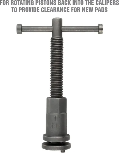 Vista 4 de OEMTOOLS 27111 Juego de herramientas de freno de disco, 11 adaptadores, para la mayoría de las pinzas de pistón nacionales/importadas