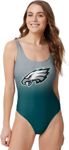 Vista 29 de FOCO Traje de baño de una pieza con logotipo del equipo de la NFL para mujer