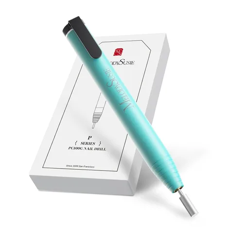 Vista 8 de MelodySusie PocketNail - Taladro de uñas USB delgado ergonómico en forma de bolígrafo, PC100G 20000 RPM, lima eléctrica portátil para todas