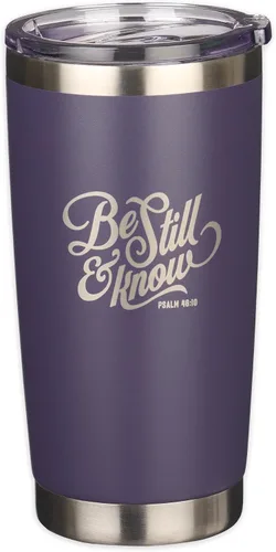 Vista 27 de Christian Art Gifts - Taza de viaje de acero inoxidable con aislamiento al vacío de doble pared de 18 oz, color negro mate, con tapa para hombres
