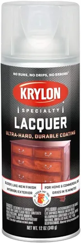Vista 9 de Krylon K07030 Pintura en aerosol lacada negra brillante, 12 onzas en aerosol Negro