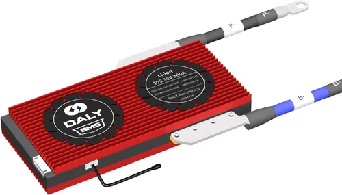 Vista 34 de DALY BMS inteligente con control inalámbrico Bluetooth SOC UART 10S 36V 60A 3.7V Li-ion placa de protección de batería con cables de equilibrio BMS