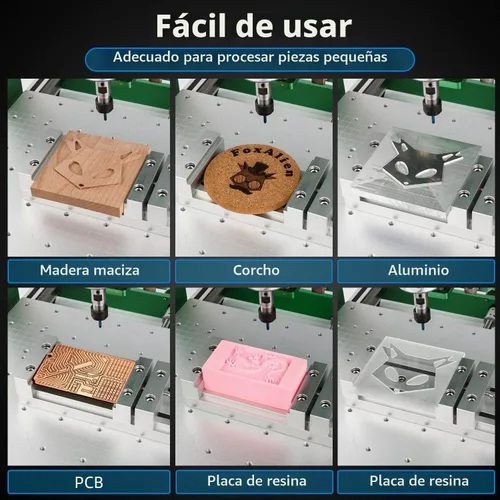Vista 8 de FoxAlien - Mini mesa de trabajo con abrazadera de banco de perfil bajo