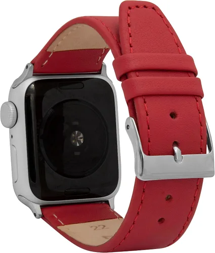 Vista 18 de Bandini Correas de cuero para mujer para Apple Watch de 1.496 pulgadas, 1.575 pulgadas, 1.614 pulgadas para mujer, correa delgada de cuero iWatch