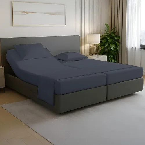 Vista 10 de SGI bedding Juego de sábanas tamaño matrimonial de lujo de 4 piezas, 100% viscosa de bambú cultivada orgánicamente, ultra suave, refrescante