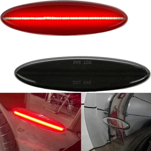 Vista 13 de Ensamble de luz indicadora de giro LED C5 Corvette para Chevy Corvette C5 1997 1998 1999 2000 2001 2002 2003 2004 Chevy-C5 Lámparas de freno