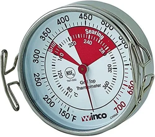 Vista 8 de Winco Termómetro digital de esfera de 1-1/4 pulgadas con sonda de 4-3/4 pulgadas