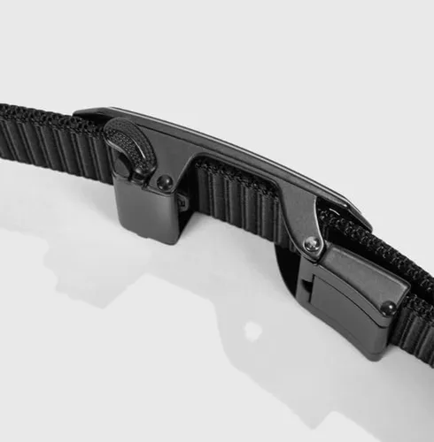 Vista 4 de Duty Quick Men's Tactical Belt-Release Metal Buckle Belt,suits for waist size 28"-42" Gris