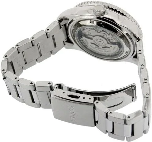 Vista 5 de Seiko 5Hombres del Deporte 24jewels automático azul Dial acero inoxidable wr100m