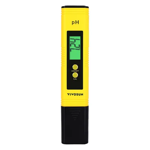 Vista 10 de VIVOSUN Kits de medidor digital de pH y TDS, 0.01 pH de alta precisión tipo bolígrafo, medidor de pH con ± 2 % de precisión de lectura, 3 en 1
