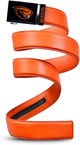 Vista 62 de Mission Belt Con licencia oficial de la NC Alabama Crimson Tide Crimson Tide (Cuero Negro)