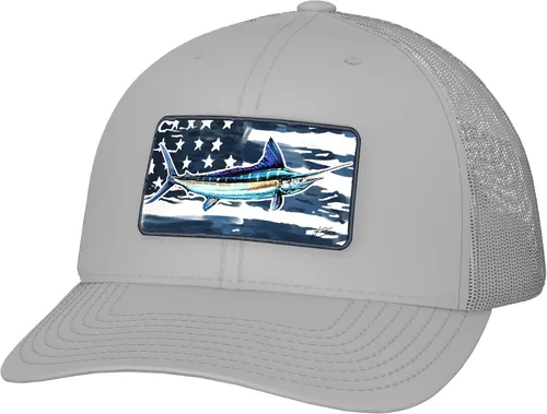 Vista 10 de HUK Sombrero de paja para hombre, de ala ancha, para pesca y playa Peces y banderas - Vela