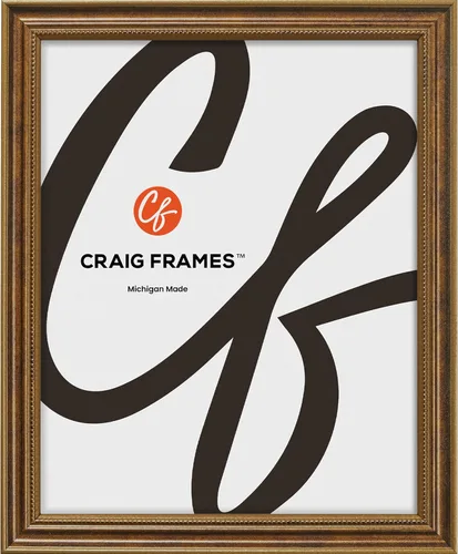 Vista 20 de Craig Frames 314BR - Marco de fotos de bronce adornado de 5 x 7 pulgadas con paspartú para mostrar una foto de 4 x 6 pulgadas