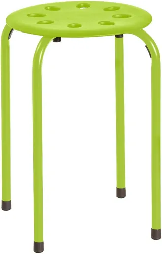 Vista 10 de Norwood Muebles Comerciales Taburetes Apilables para Niños y Adultos, 17.75" Altura Estándar Taburetes Portátiles Anidables de Oficina y Aula