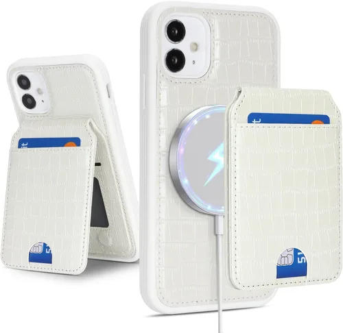 Vista 12 de Havaya Funda compatible con iPhone 11, cartera MagSafe con tarjetero - Funda magnética desmontable 2 en 1 - Ranuras para tarjetas de crédito