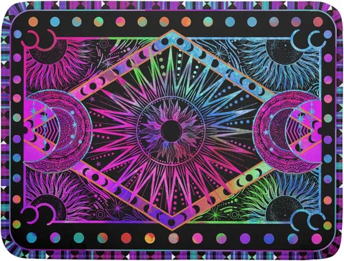 Vista 48 de Tapete de secado de platos de cabaña rústica, tapete escurridor de vida silvestre de oso del bosque, alce, 18 x 24 pulgadas, almohadilla escurridor