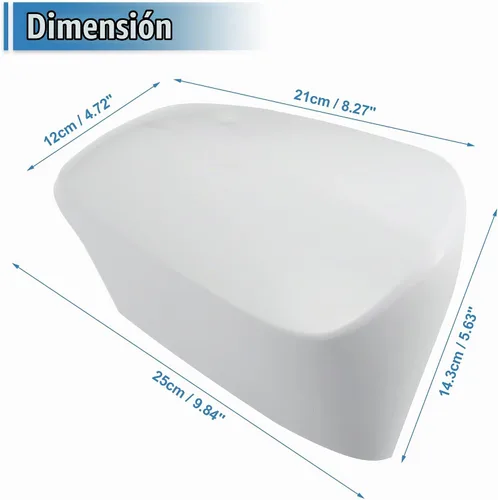 Vista 6 de X AUTOHAUX - Cubierta de espejo retrovisor lateral derecho para Toyota