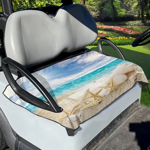 Vista 13 de Fundas de asiento de carrito de golf, mantas para carrito de golf, fundas de asiento de toalla para la mayoría de carritos de golf de 2 asientos