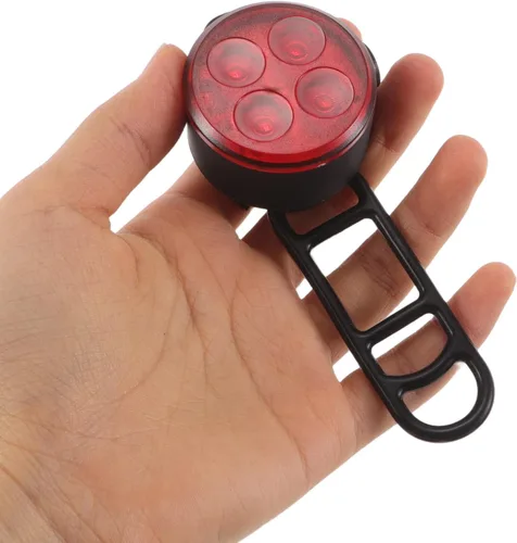Vista 4 de VICASKY Rechargeable Bike Tail Light and Front Headlight Set USB LED Cycling Rear Warning Light Waterproof Bicycle Reflector for Night Riding Road