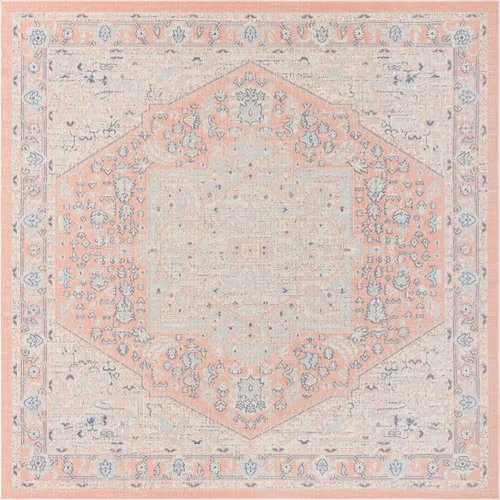 Vista 36 de Unique Loom Whitney Collection - Alfombra rectangular de 5 pies 3 pulgadas x 8 pies, color azul Multicolor/Azul