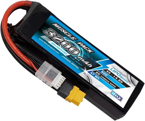 Vista 3 de NHX Muscle Pack 4S 14.8V 3200mAh 50C Lipo Batería con conector XT60