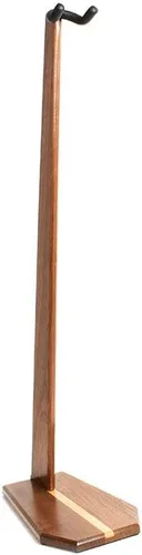 Vista 4 de Ruach GS-6 Soporte de madera para guitarra bajo - Hecho a mano de nogal y cereza