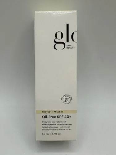 Vista 7 de Glo Skin Beauty SPF 40+ sin aceite, 1.7 onzas líquidas, protector solar mineral para cara con óxido de zinc, hidratante facial hidratante con ácido