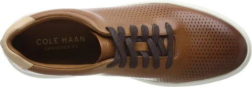 Vista 5 de Cole Haan Grandpro Ace Laser Perf Zapatillas para hombre, Irnstn Optc Blanco