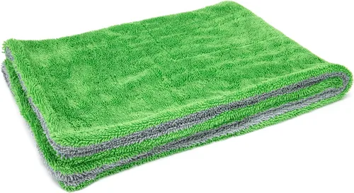 Vista 4 de Autofiber Dreadnought Toalla de Microfibra, Absorción Superior para Secar Autos, Camiones y SUVs, Pelo de Doble Torsión y Toalla de Secado