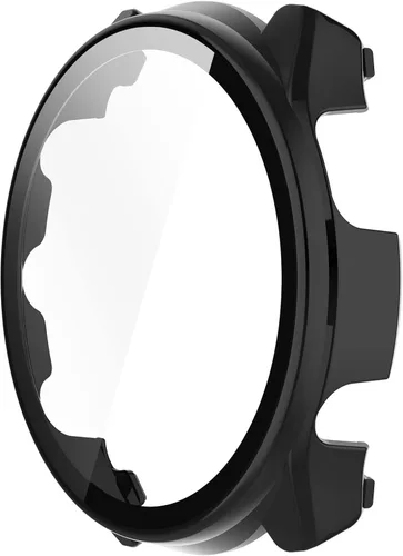 Vista 6 de FitTurn Compatible con Garmin Forerunner 965 - Funda protectora de pantalla de repuesto para PC, delgada, cobertura completa 3D, protector