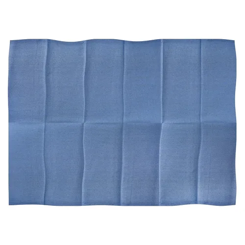 Vista 5 de Dukal Toallas estériles para quirófano – 17 x 27 pulgadas, azul, 4 toallas/paquete, 20 paquetes/caja (80 en total) – Toallas quirúrgicas absorbentes