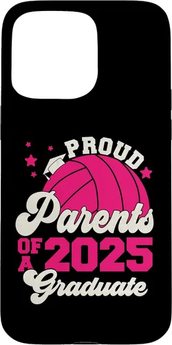 Vista 27 de iPhone 16 Parents of a 2025 Graduate Senior Graduation Volleyball Case