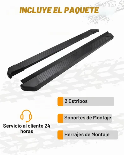 Vista 9 de Estribo apto para Bronco 2 puertas 2021-2026 Barra lateral de tubo de textura negra