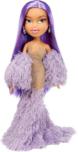 Vista 5 de Bratz x Kylie Jenner Muñeca de moda a gran escala de 24 pulgadas con vestido, 2 pies de altura, exclusiva de Amazon