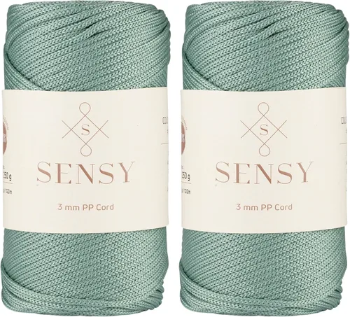 Vista 62 de Cuerda de poliéster Sensy Premium de 3 mm, 120 metros, 100% cordón de polipropileno, cuerda de macramé de 3 mm, cordón para bolsos de ganchillo