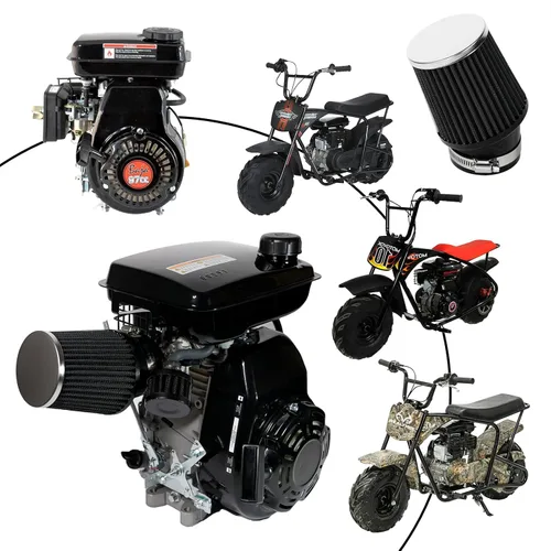 Vista 2 de JMCHstore Kit adaptador de filtro de aire de carburador para Monster Mega Moto MMB80 MMB105, Coleman B100 RB100 105cc, Motovox MBX10 Baja DB30 97cc