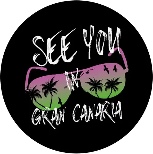 Vista 3 de See You In Gran Canaria Spain Canary Island Vacation PopSockets Swappable PopGrip
