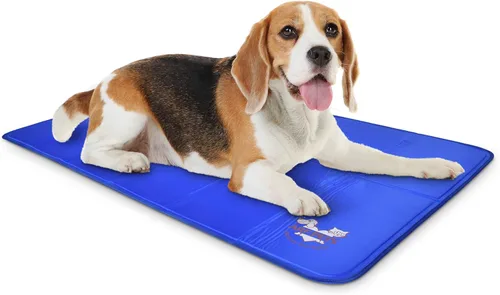 Vista 10 de Arf Pets Alfombrilla de enfriamiento para perros – Almohadilla de gel de auto-enfriamiento para camas, perreras y jaulas Duradera, no tóxica
