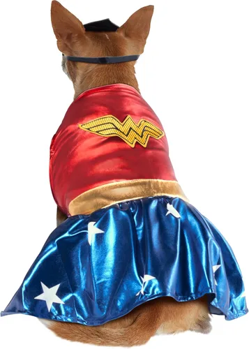 Vista 6 de Disfraz para mascota, Rubies Costume colección Héroes y Villanos de DC, S, Blanco